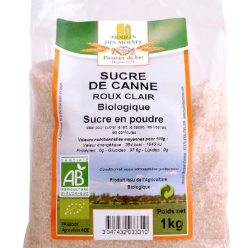 Sucre de canne roux clair