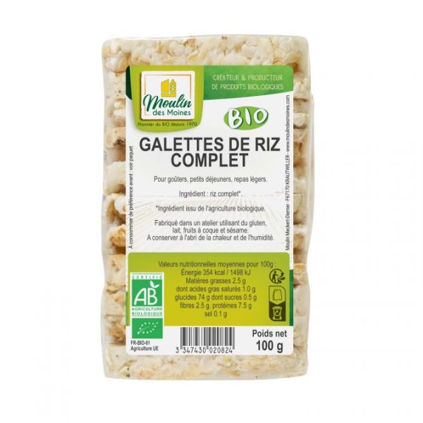 Galettes de riz complet