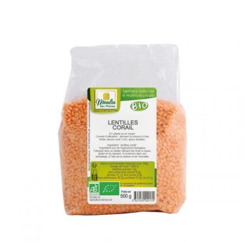 Lentilles rouges corail