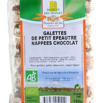 Galettes de petit épeautre chocolat
