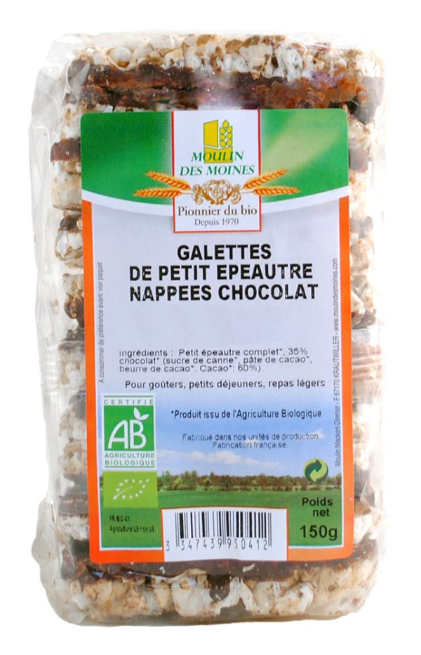 Galettes de petit épeautre chocolat