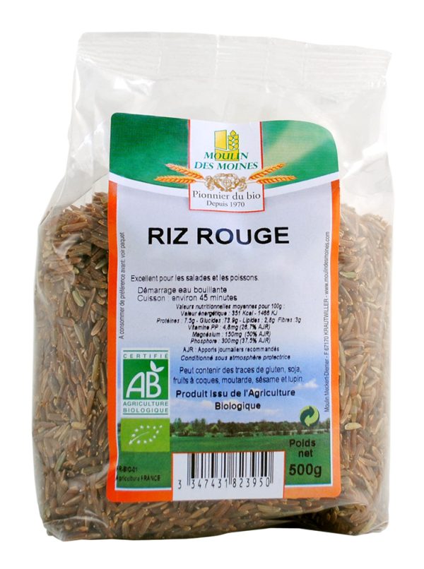 Riz rouge 500g bio