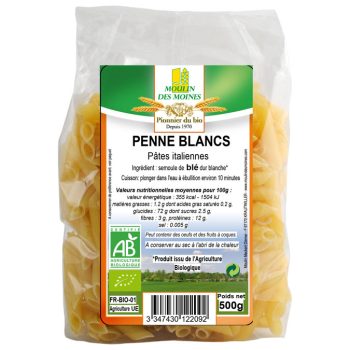 penne blancs 500g