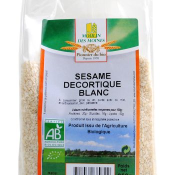 Sésame décortiqué blanc