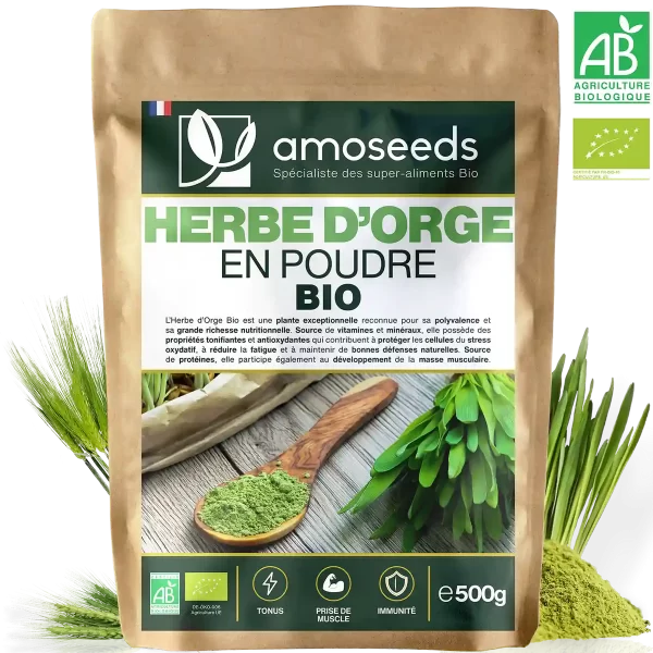 Herbe d'Orge en Poudre Bio 500g