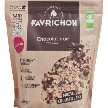 muesli croustillant chocolat noir