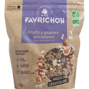 muesli croustillant fruits graines