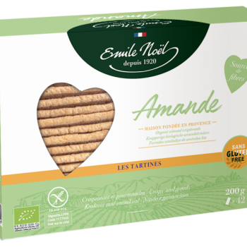 TARTINES SANS GLUTEN À L'AMANDE BIO