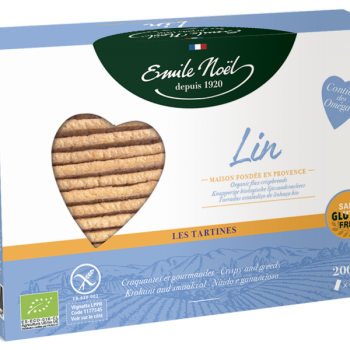 TARTINES SANS GLUTEN AU LIN BIO