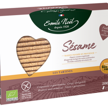 TARTINES SANS GLUTEN AU SÉSAME BIO