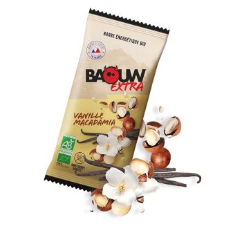 Barre énergétique bio 50g Vanille - Macadamia