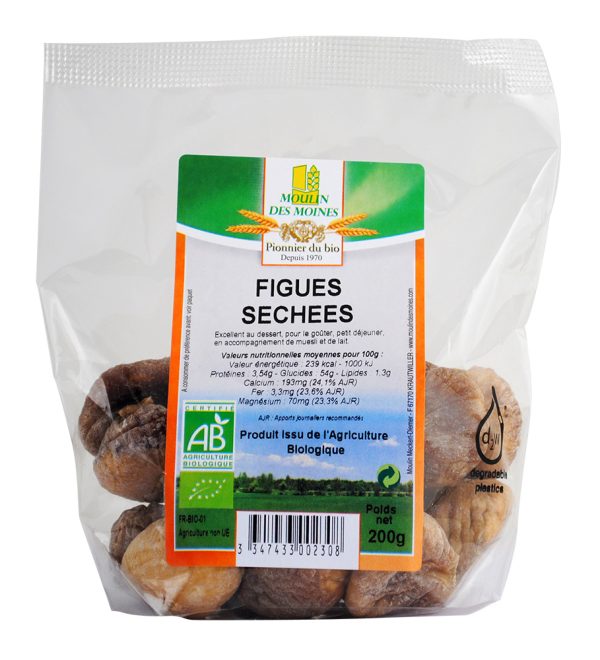 Figues séchées entières 200g bio