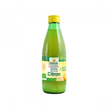 Jus de citron 100% pur jus bio