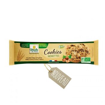 Cookies à la noisette aux pépites de chocolat noir bio - 200g