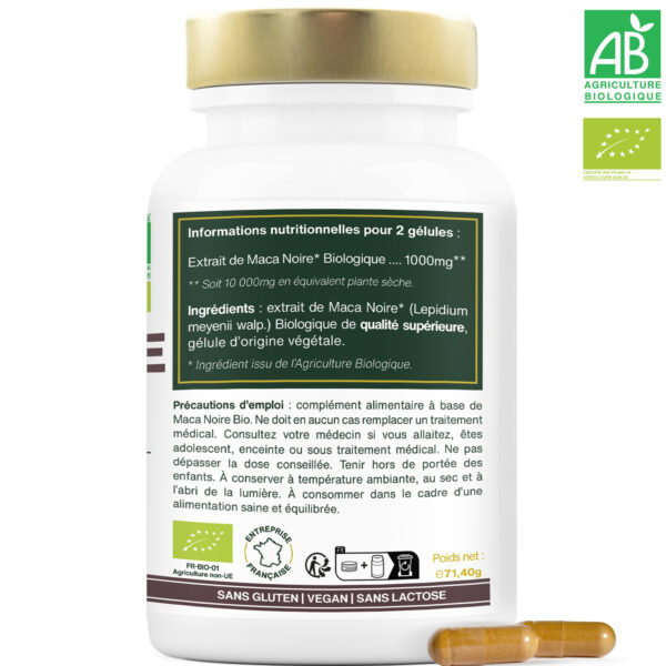 Maca Noire Bio, Extra Forte