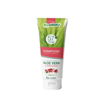 Shampoing irrésistible Aloé Véra & Grenade 250 ml et 57% bio