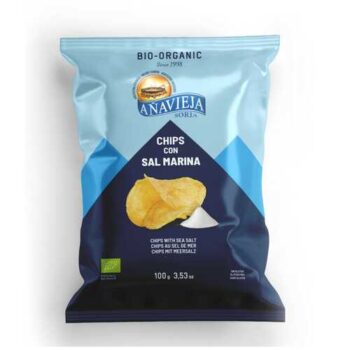 Chips nature bio au sel de mer 100g