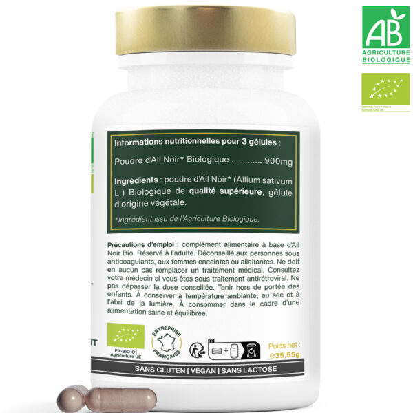 Ail Noir Bio, Fermenté