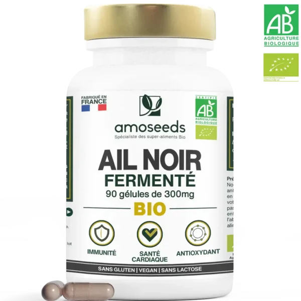 Ail Noir Bio, Fermenté - 90 gélules