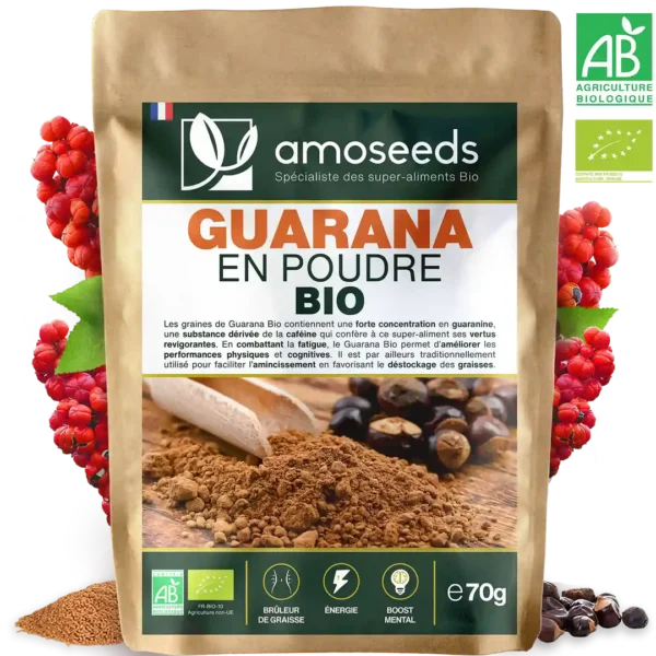 Guarana en Poudre Bio 70g