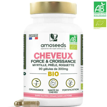 Complexe Cheveux Bio, Force & Croissance | 90 gélules