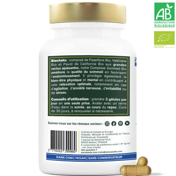 Complexe Sommeil Bio | 90 gélules