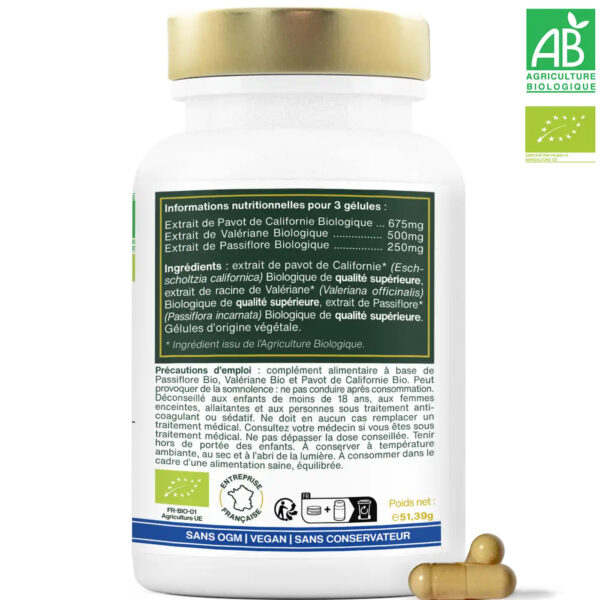 Complexe Sommeil Bio | 90 gélules