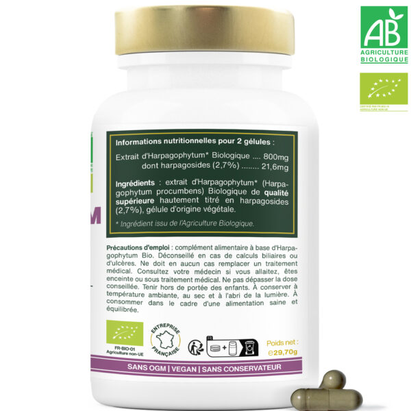 Harpagophytum Bio, Extra Fort, 2,7% Harpagosides