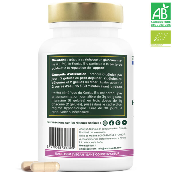Konjac Bio - Haute Concentration | 180 gélules