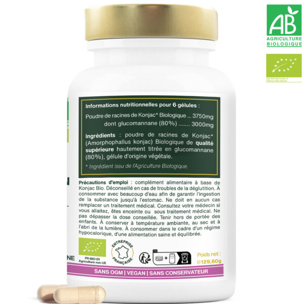 Konjac Bio - Haute Concentration | 180 gélules