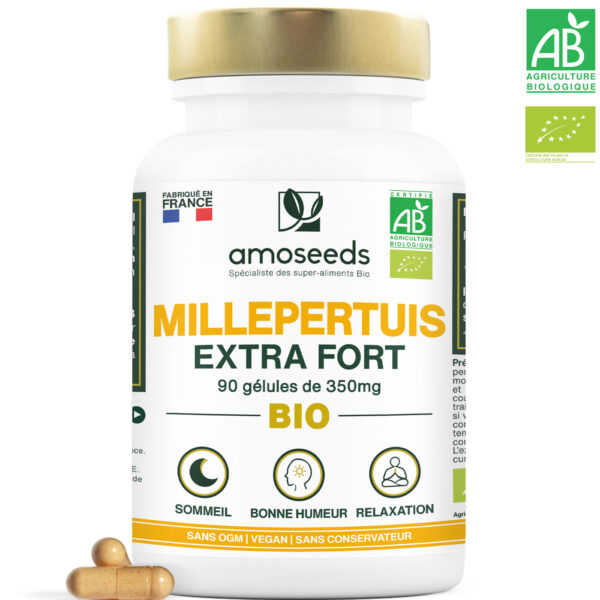 Millepertuis Bio, Extra Fort | 90 gélules