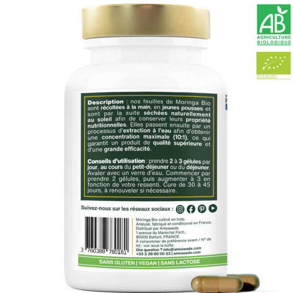 Moringa Bio, Extra Fort | 90 gélules
